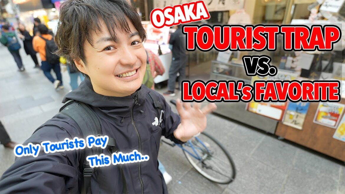 Reality of Tourist Trap Pricing in Osaka, Famous Tourist Spot vs. Local’s Favorites Ep.569