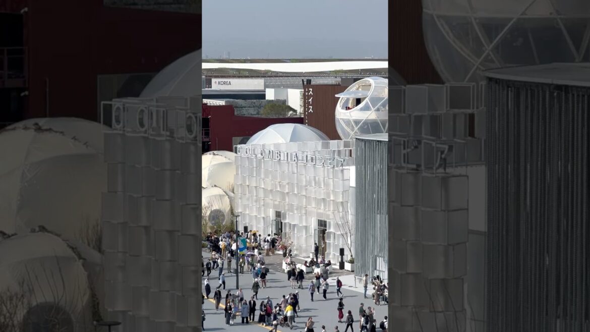 Colombia Pavilion , designed by Atelier MORF [ Japanese Architecture Tour Short Vlog ] building EXPO