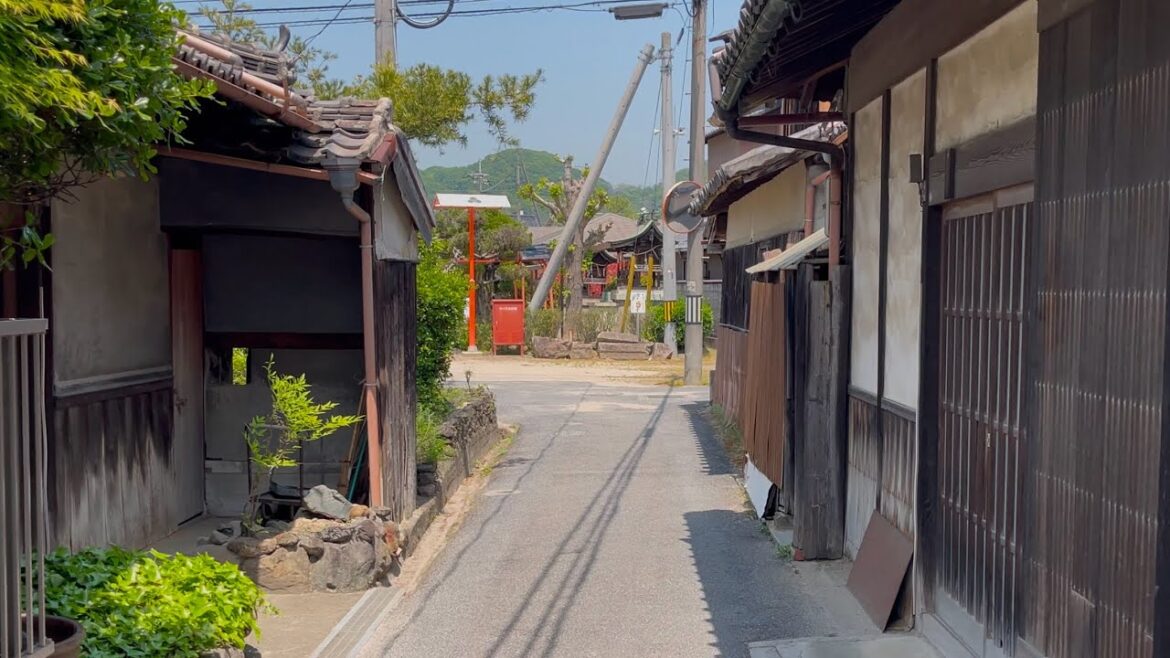 Okayama Kasaoka Oehama walk, Japan [4K HDR]
