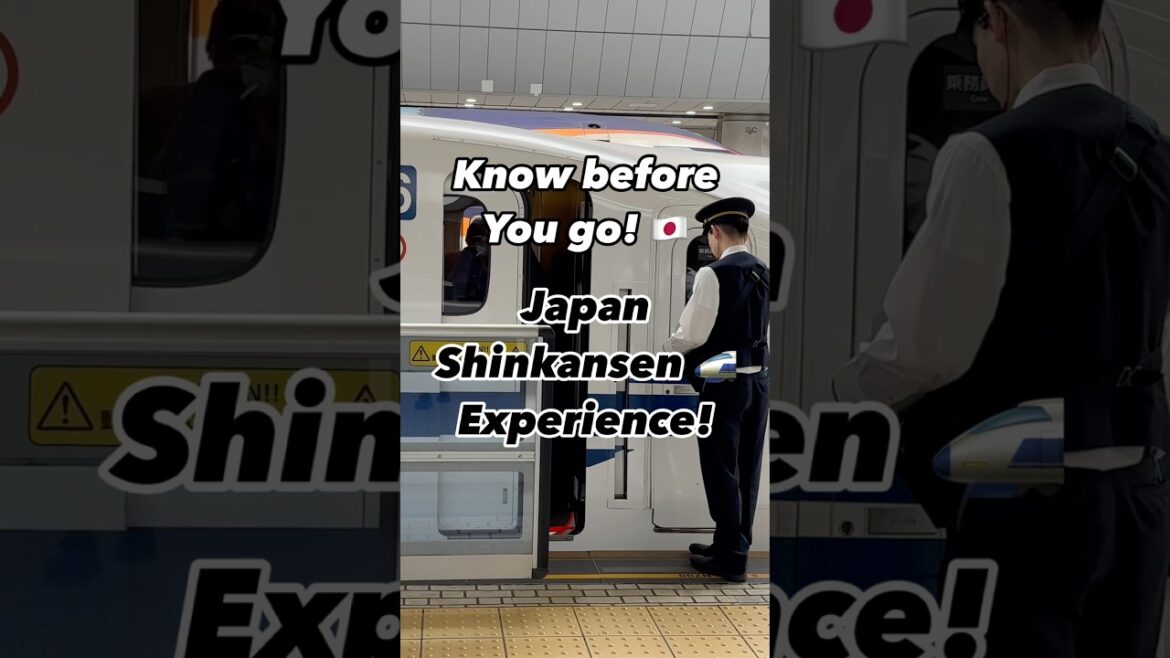 3 tips for Shinkansen train travel in Japan! 🇯🇵