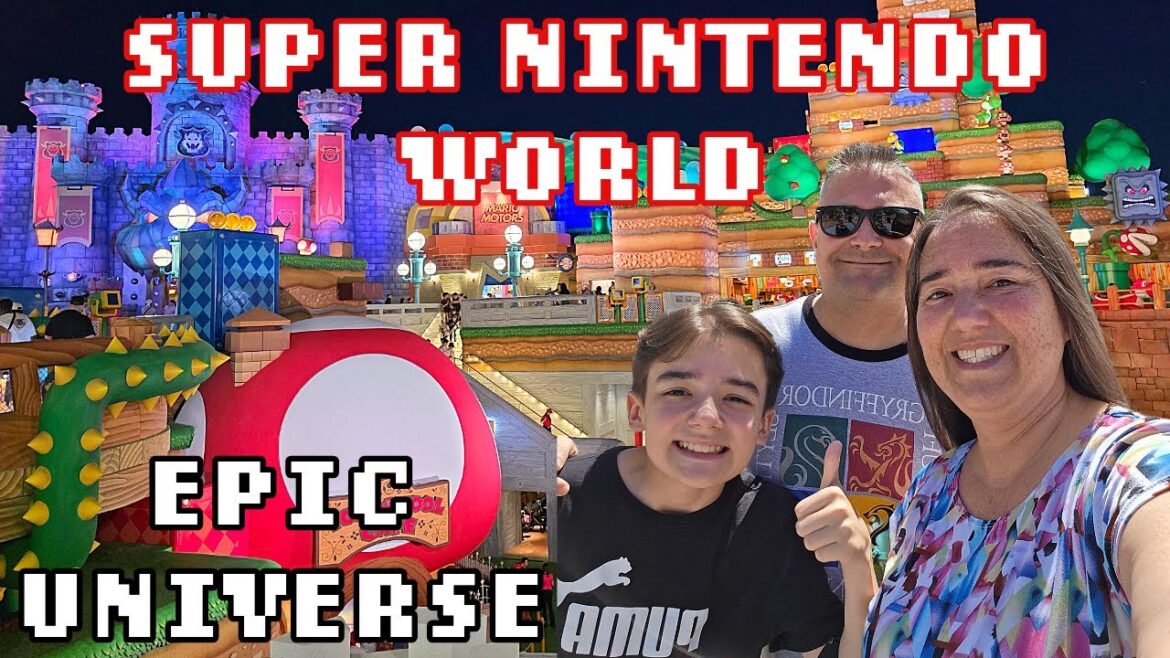Epic Universe, Super Nintendo World! Full Tour, Interaction, Review And Information All Right Here!