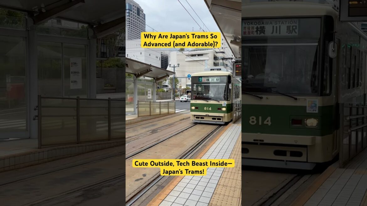 Japanese Tram Train 🚊 #japan #kyoto #tokyo #hiroshima #travel #tourist #trending