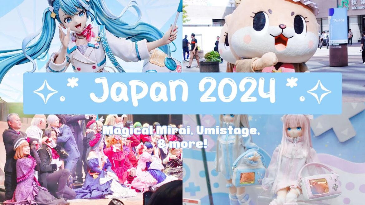 japan 2024 ˚ ༘🍥 ⋆｡˚ magical mirai, umistage, shopping
