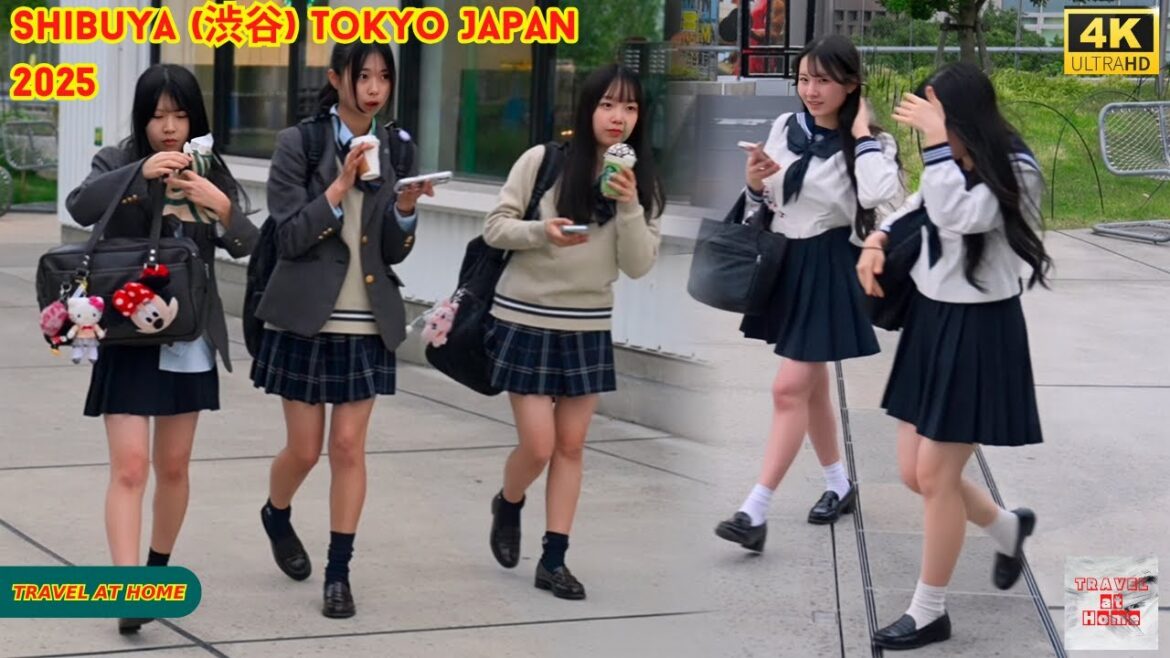 4K HDR Japan travel 2025 | Night Walk in Shibuya (渋谷) Tokyo Japan |  Relaxing Natural City ambience