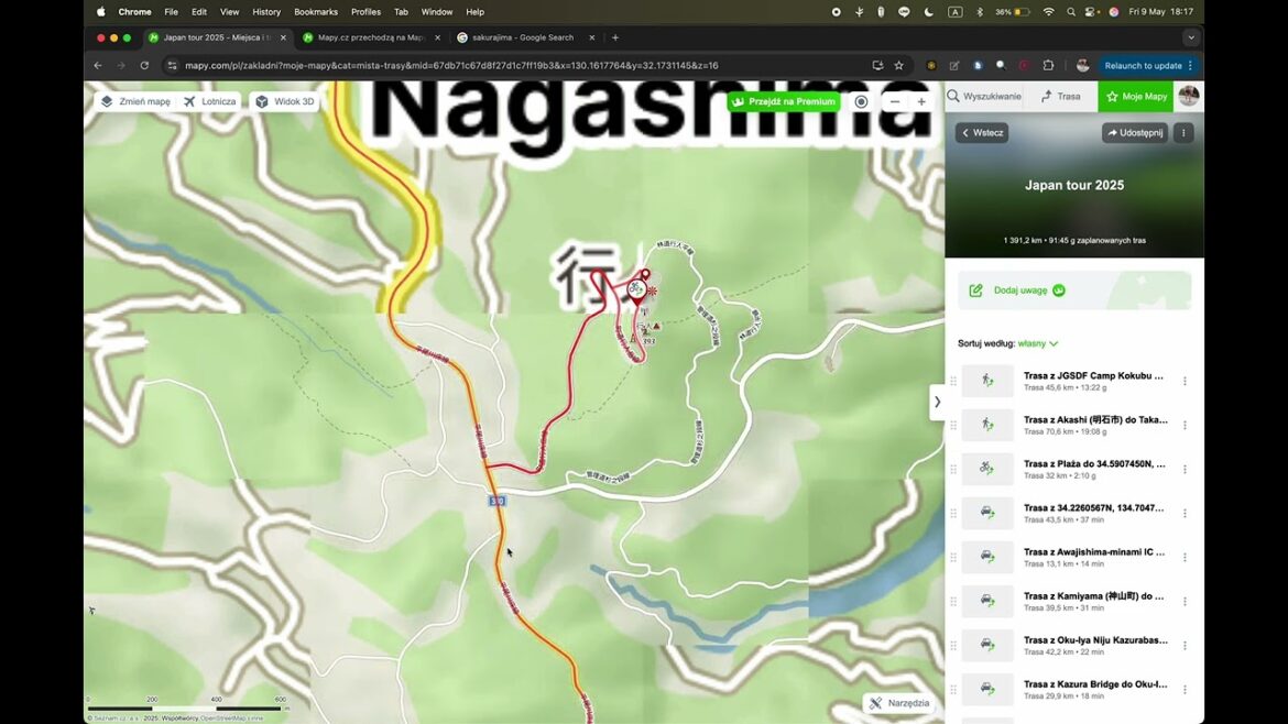Japan Route Explained Kagoshima To Osaka