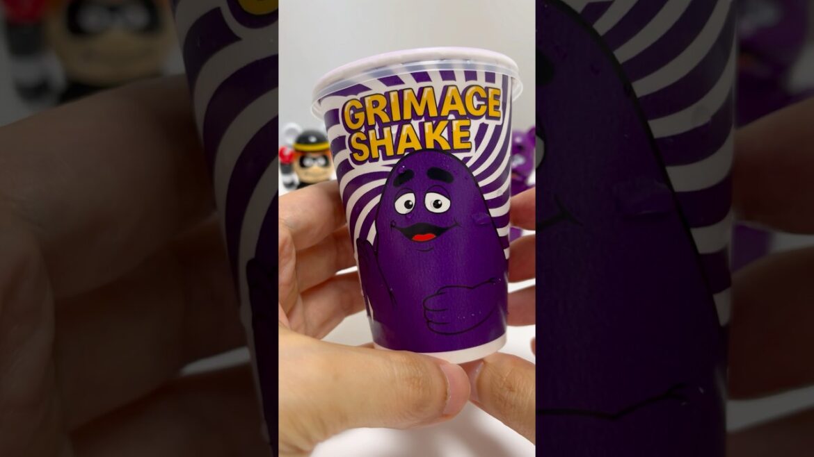 Mcdonald's Japan GRIMACE SHAKE Revival! #shorts