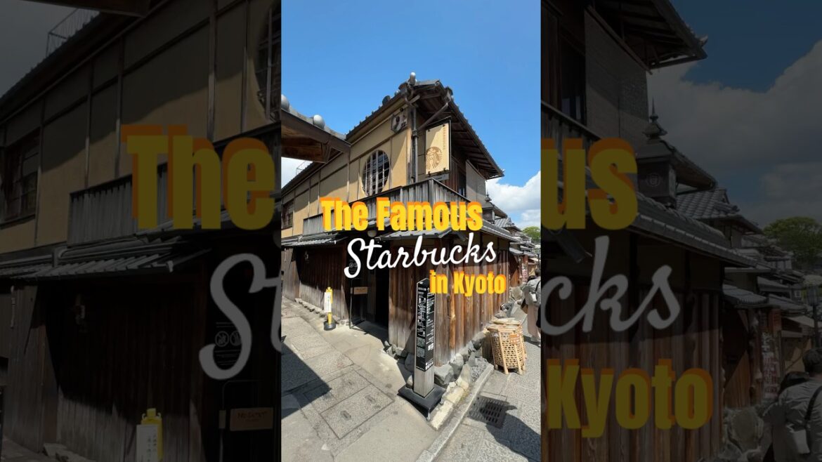 The Famous Starbucks in Kyoto 🇯🇵