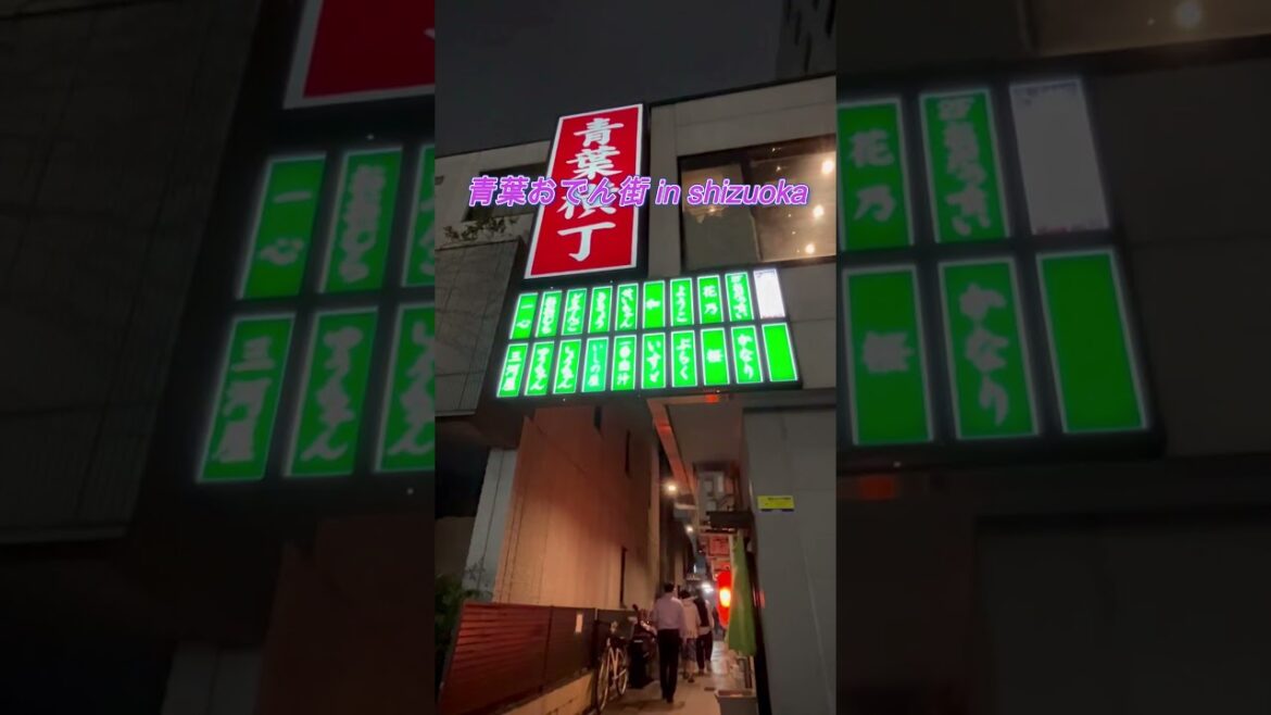 일본여행-시즈오카(Shizuoka,静岡) 아오바 오뎅거리 (青葉おでん街) 빠르게 한바퀴 둘러보기