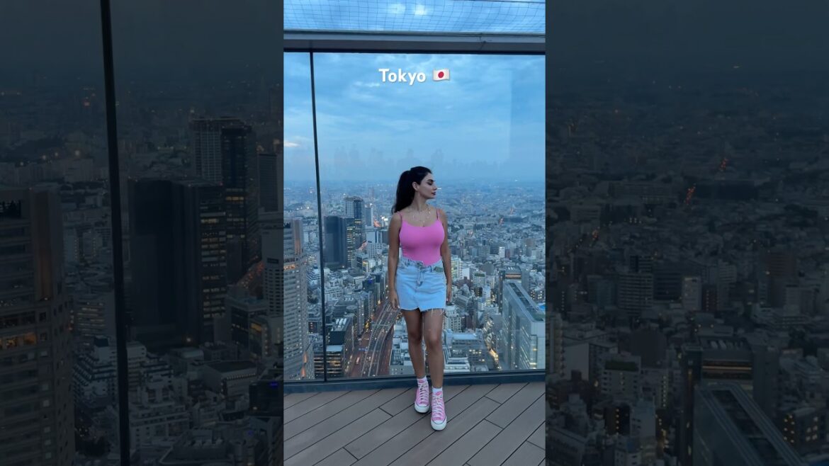 Must do in Tokyo: visit Shibuya sky for the best view. #japantravel #japanvlog #tokyo #shibuya