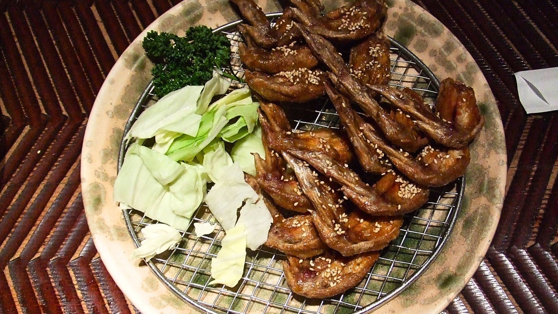 Tebasaki dish