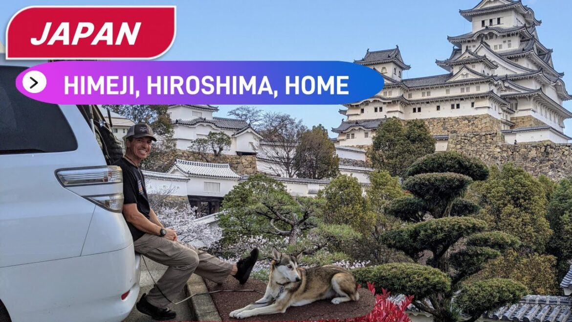 18 Days of Car Camping - Himeji Castle, Hiroshima Peace Park,  and Peak Cherry Blossoms!
