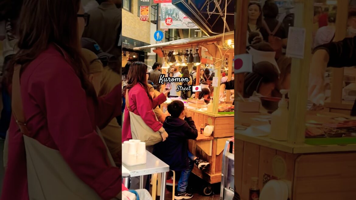 kuromon ichiba market 🇯🇵#osaka #japan#