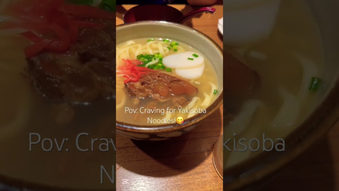 Craving Yakisoba Noodles in Japan! 🤤 Street Food Hit! #shorts