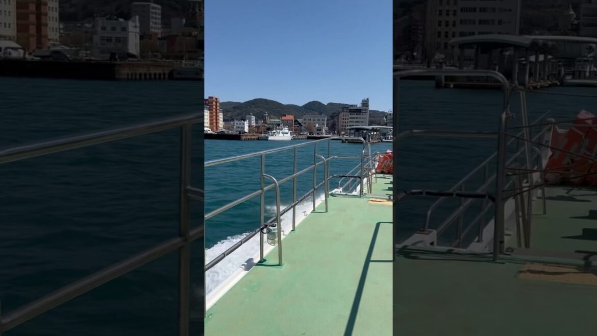 sightseeing in Japan 🚢 #travel #japan