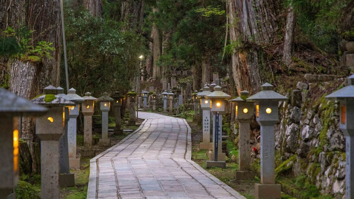 Early Morning Walk on Okuno-in Forest Path | Koyasan, Japan 4K