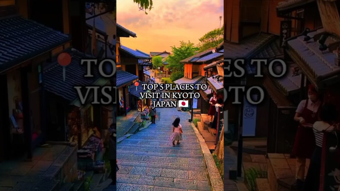 TOP 5 PLACES TO VISIT IN KYOTO JAPAN #japan #kyoto #travel #visit #places #shorts #short #fyp