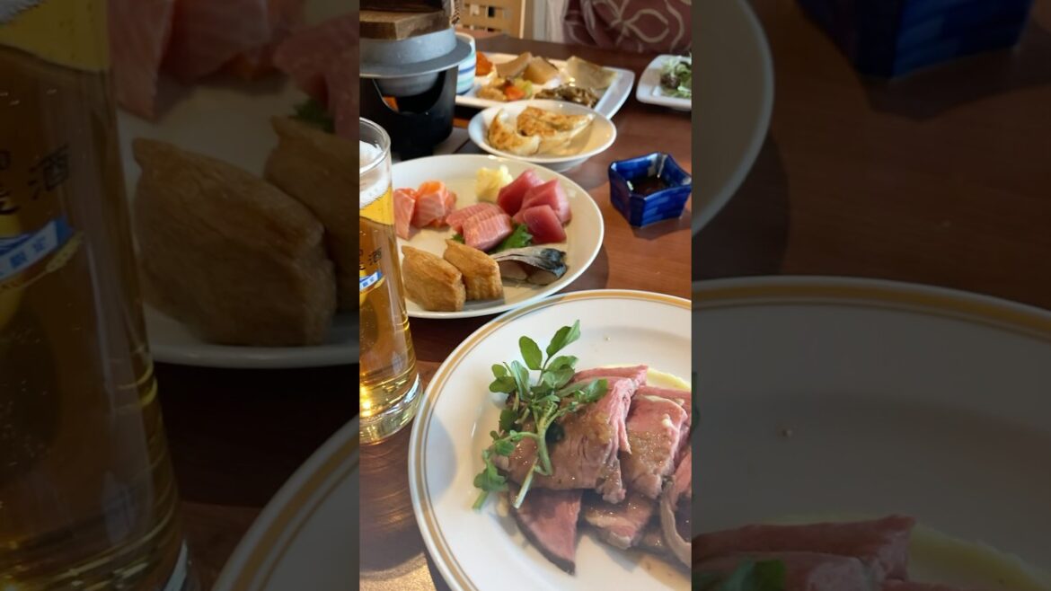 ALL INCLUSIVE! #japan #shizuoka #hotel #sushi #roastbeef #shorts #allinclusive