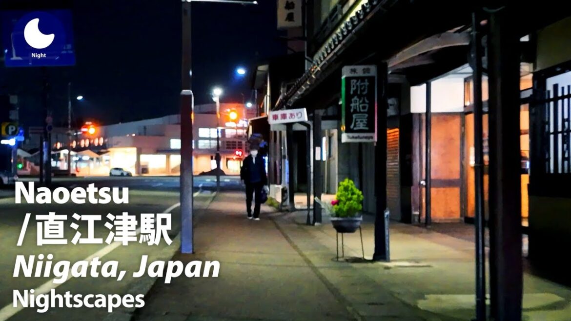 ⁴ᴷ Niigata: Naoetsu Station (新潟県: 直江津駅) - Japan Walking Tour (May, 2025)