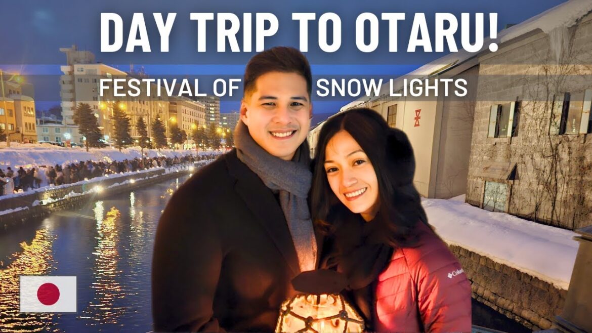 OTARU Day Trip From SAPPORO | Snow Light, LeTAO, Otaru Canal, Steam Clock Tower | JAPAN DAY 3 OTARU Day Trip From SAPPORO | Snow Light, LeTAO, Otaru Canal, Steam Clock Tower | JAPAN DAY 3
