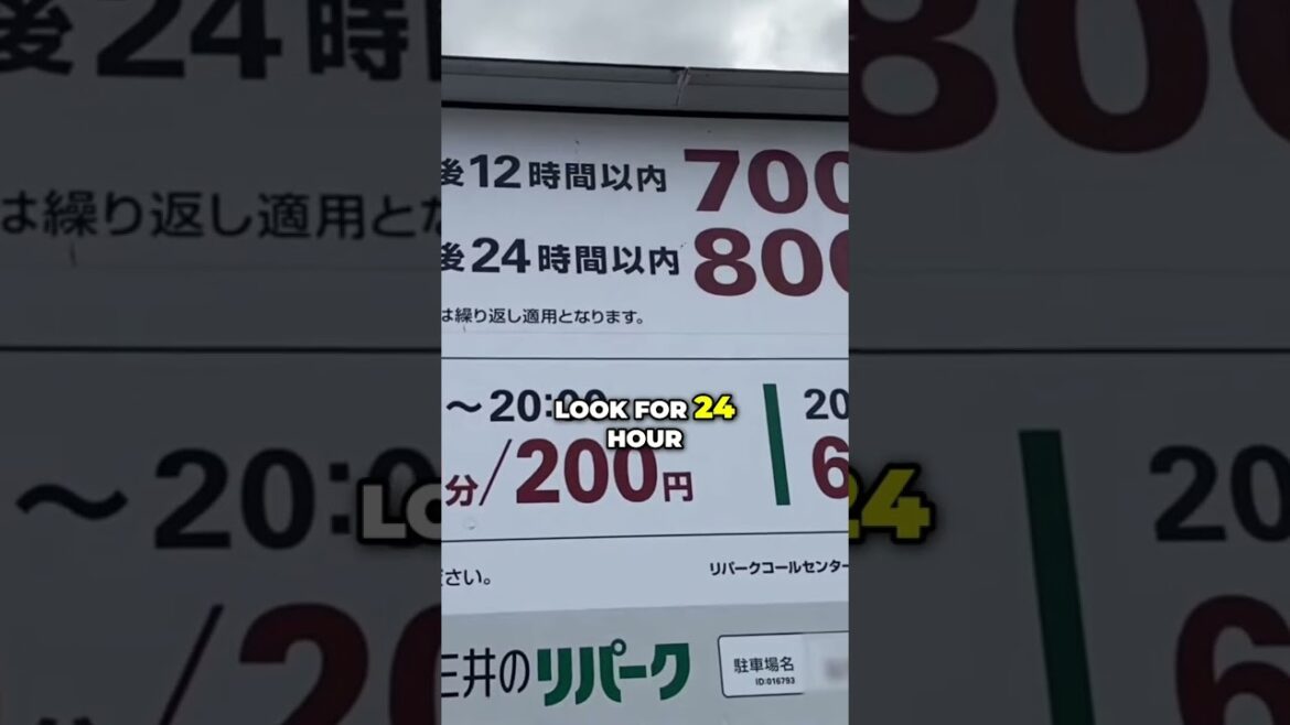 Japan Parking Nightmare? Overnight Garage Secrets & App Hack!