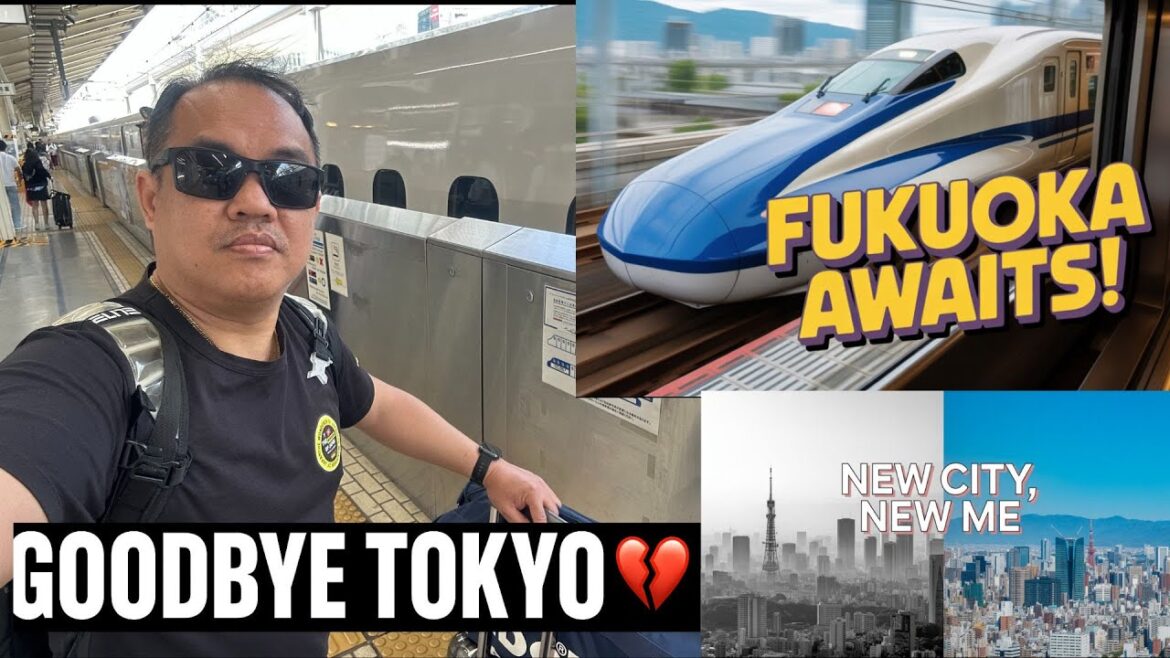 "Goodbye Tokyo 💔 After 6 Years, I’m Starting Over in Fukuoka! 🚄"