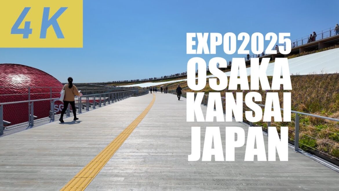 JAPAN Walking Tour | Grand Ring Expo2025 Osaka Kansai 【4K60】
