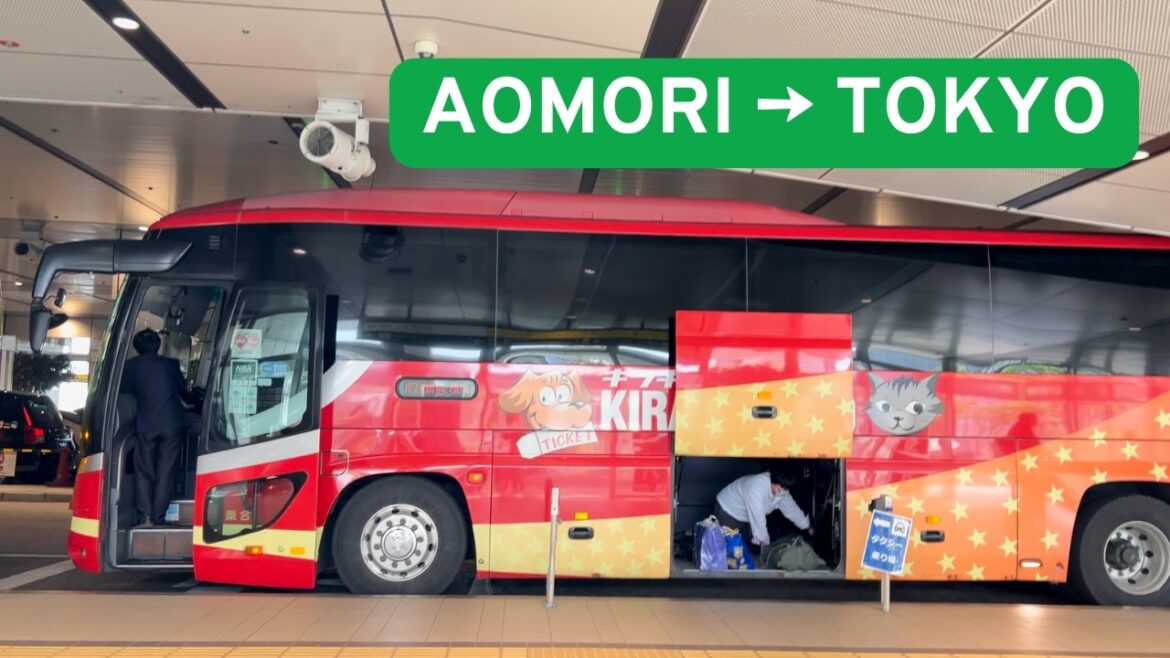 Trying an 10-hour overnight bus in Japan | Aomori → Tokyo for $30 only? Trying an 10-hour overnight bus in Japan | Aomori → Tokyo for $30 only?