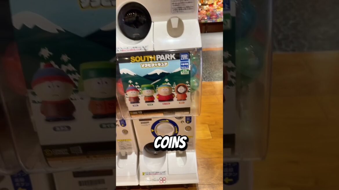 $2 South Park Gacha in Kyoto, Japan 🇯🇵