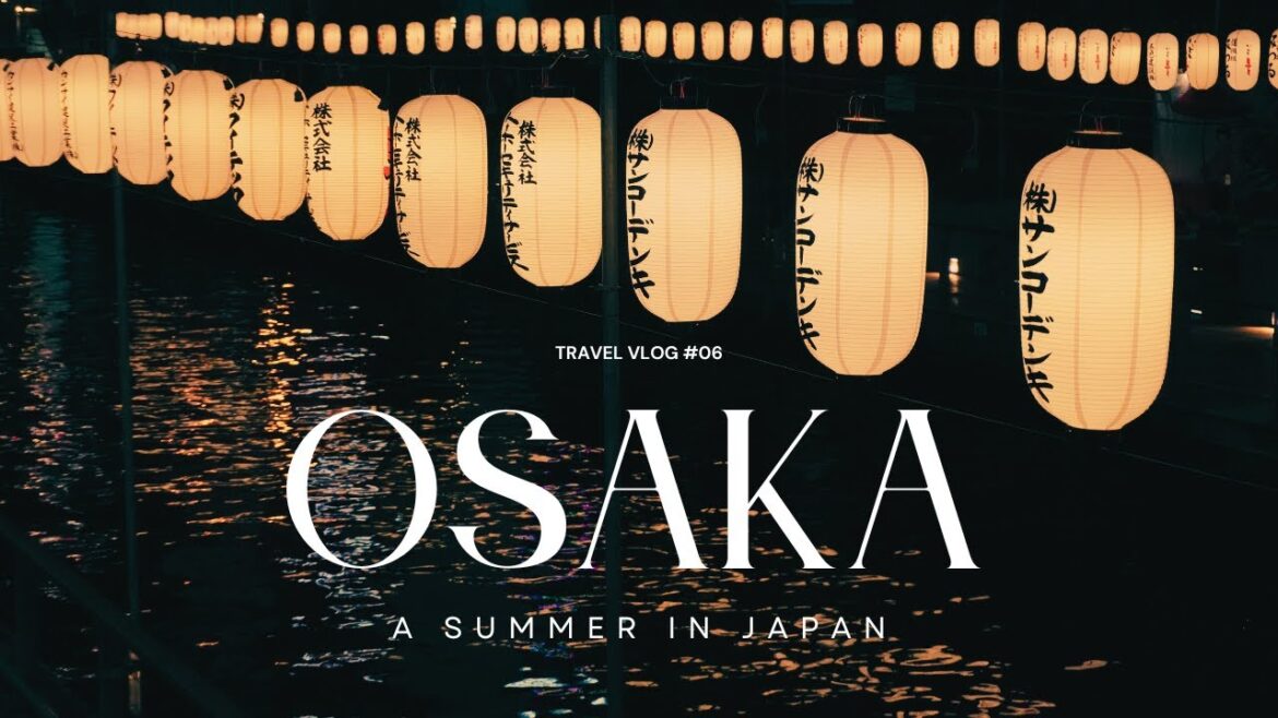 Amazing OSAKA | Food Tour in Shinsekai, Dotonbori, Osaka Castle | A Summer In Japan [6/12]