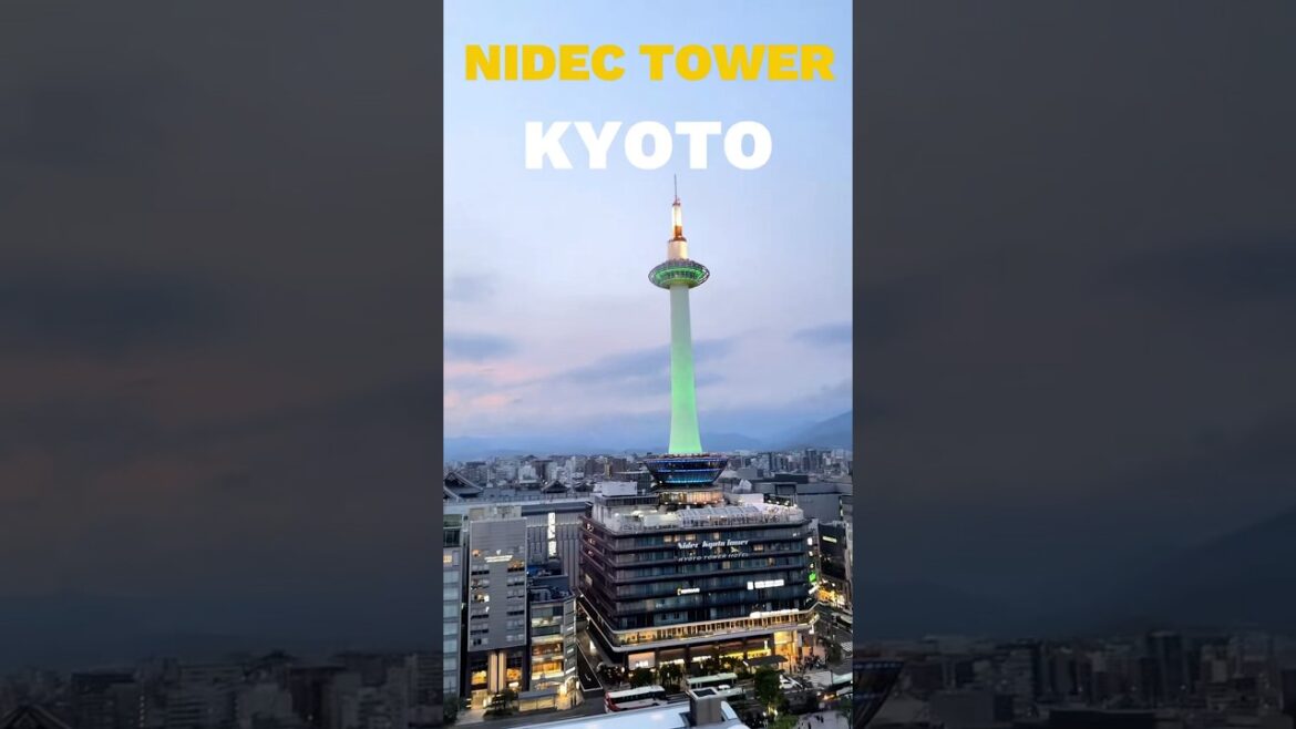 Nidec Kyoto Tower #reels #travel #youtubeshorts