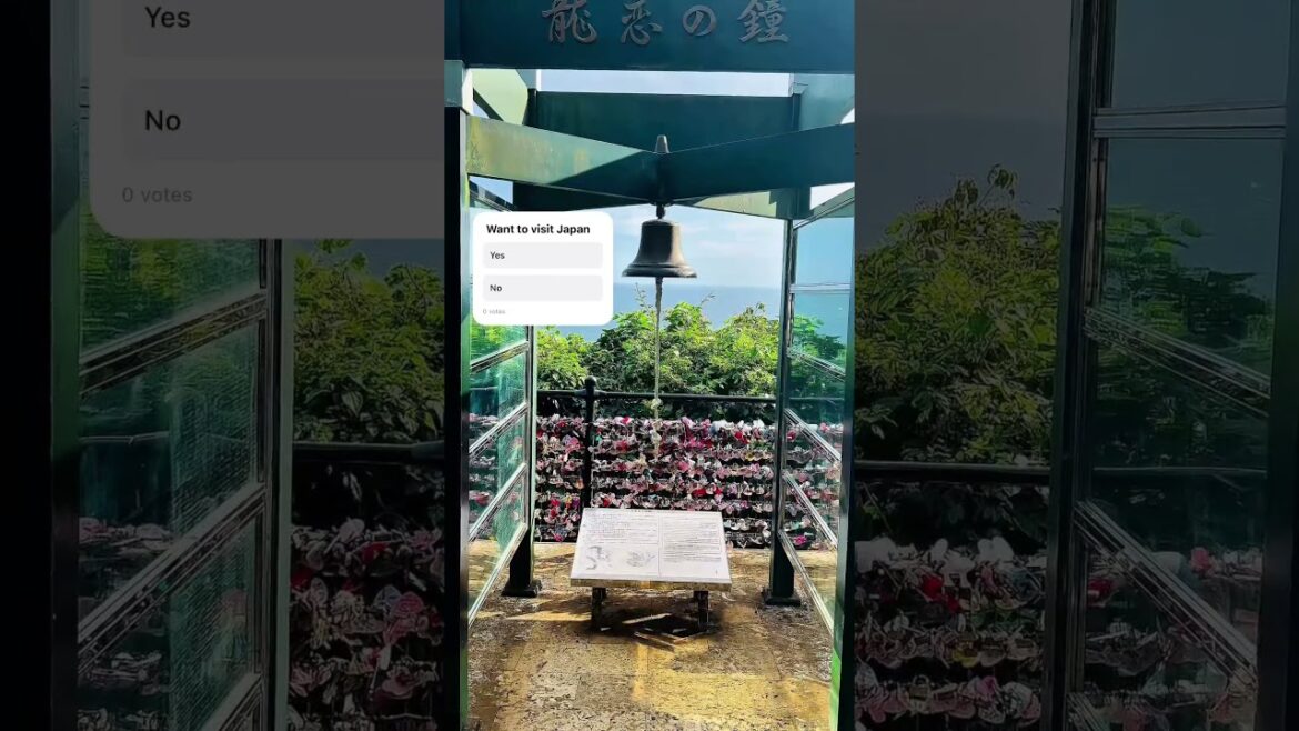 🔔 The Love Bell of Enoshima #japan #travel #love #lovesong #shorts #viralvideo #fyp #enoshim 🔔 The Love Bell of Enoshima #japan #travel #love #lovesong #shorts #viralvideo #fyp #enoshim