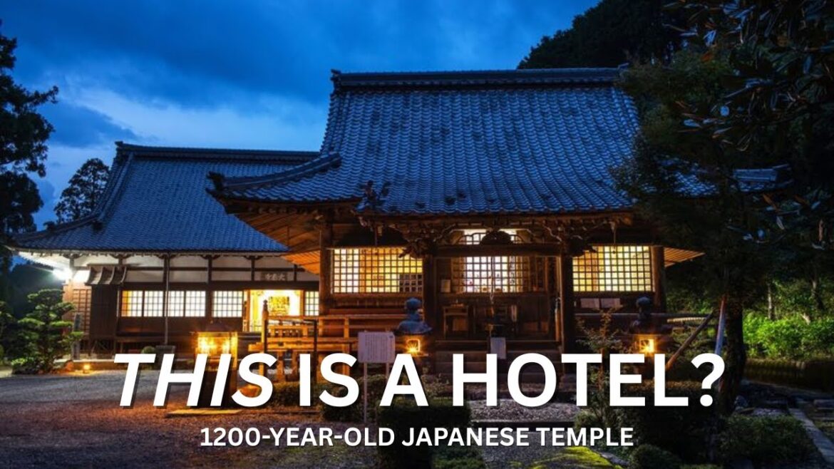 I Stayed In A 1200-Year-Old Temple Hotel In Japan!