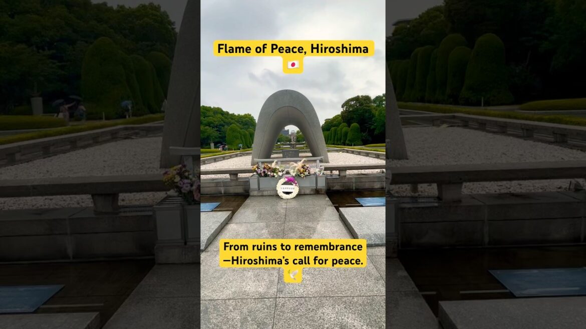 Visit Hiroshima Peace Memorial 🇯🇵 #japan #hiroshima #peace #travel #tourist