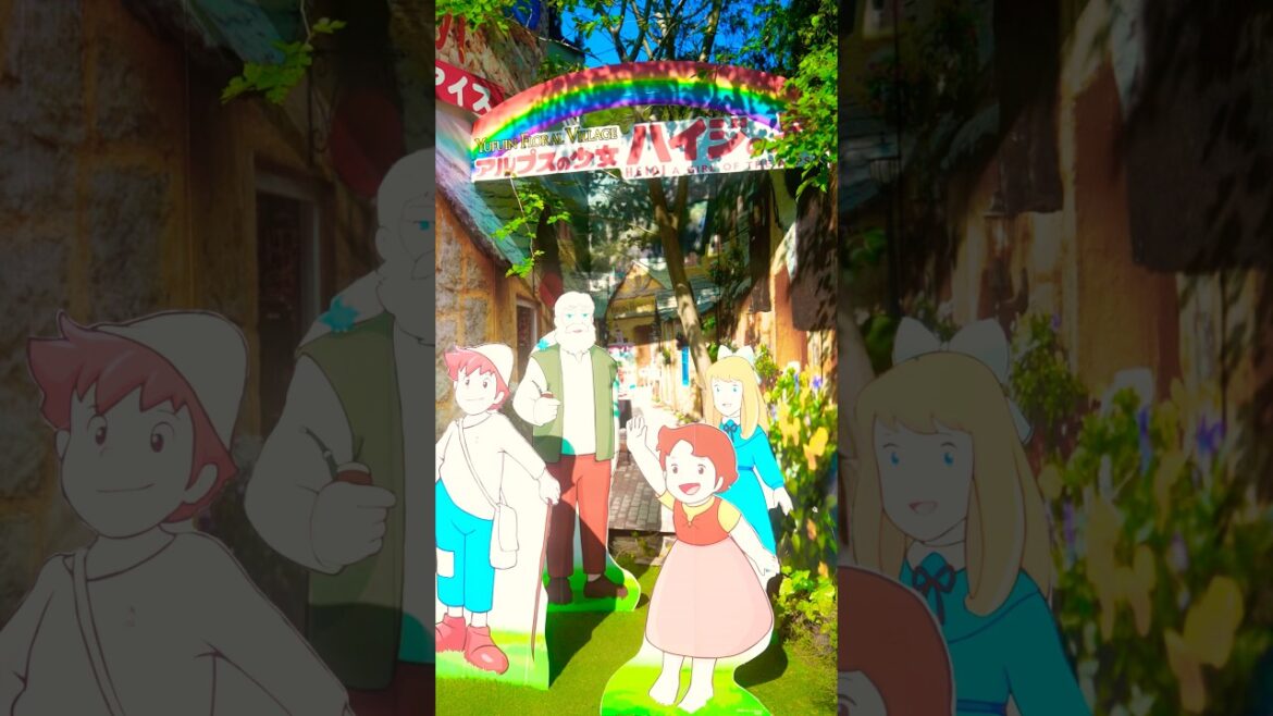 I found Heidi in Yufuin, Oita Prefecture#japan #yufuin #travel#shorts