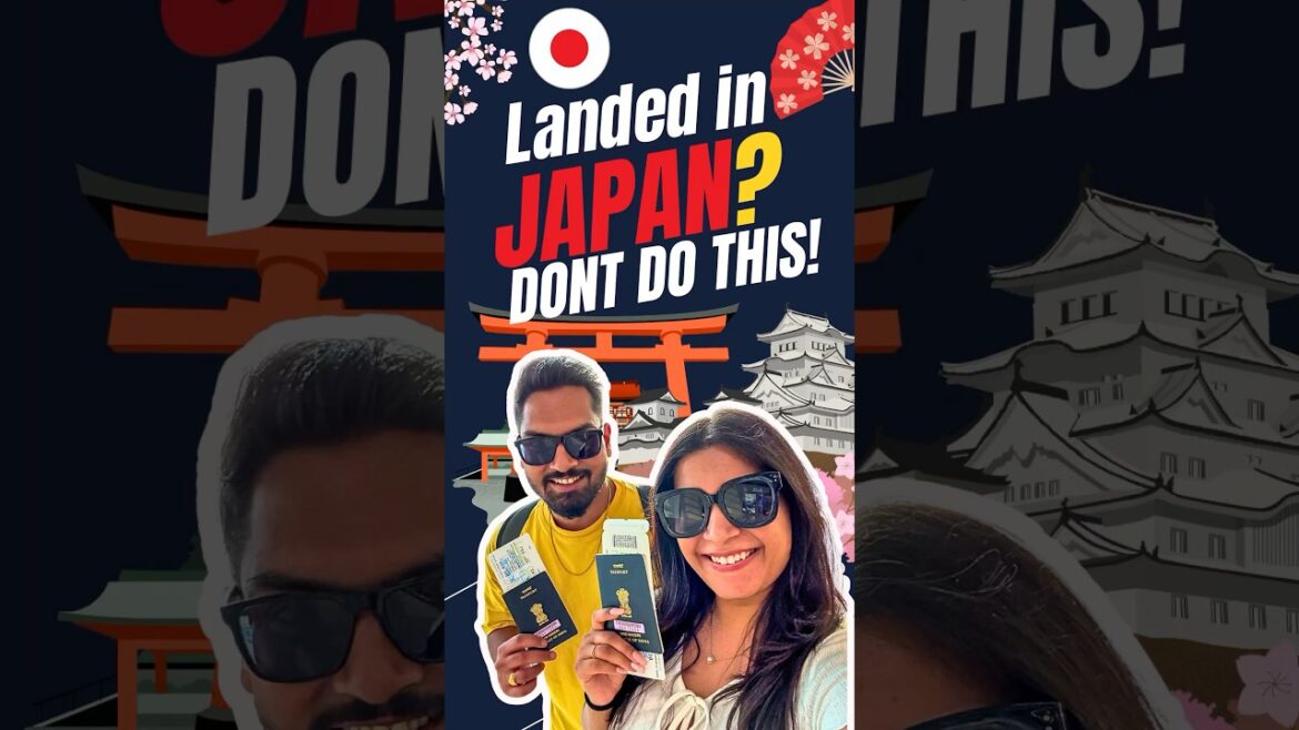Don’t Make This Mistake After Landing in Japan #japan #japantravel #japantraveltips