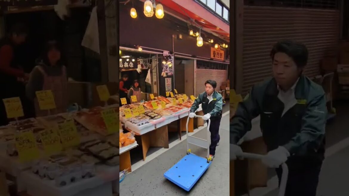 Quiet Market in Sendai #japan #market #food