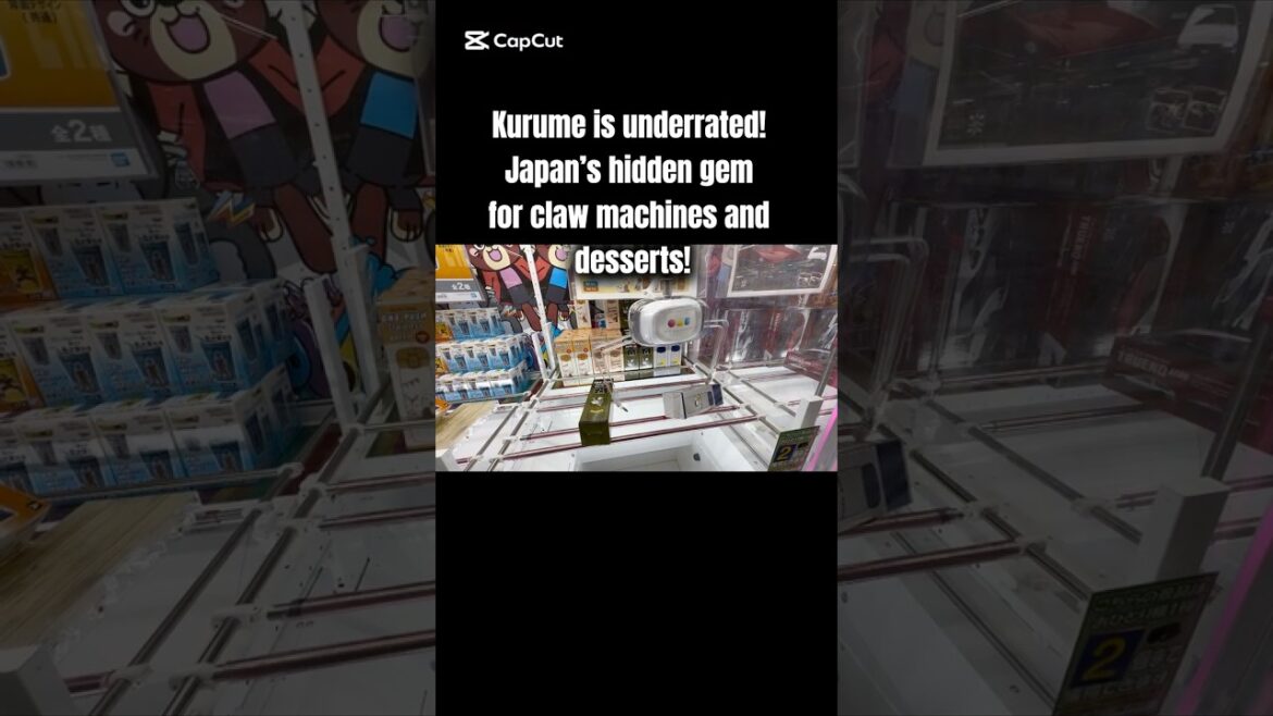 1 day in Kurume, Japan | Claw machines, cheesecake, gelato🇯🇵 #japan #kurume #clawmachine #クレーンゲーム