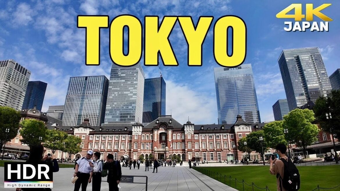 [4K] Tokyo Walk in HDR | Ginza, Akihabara Natural View with Virtual Tour Japan ||