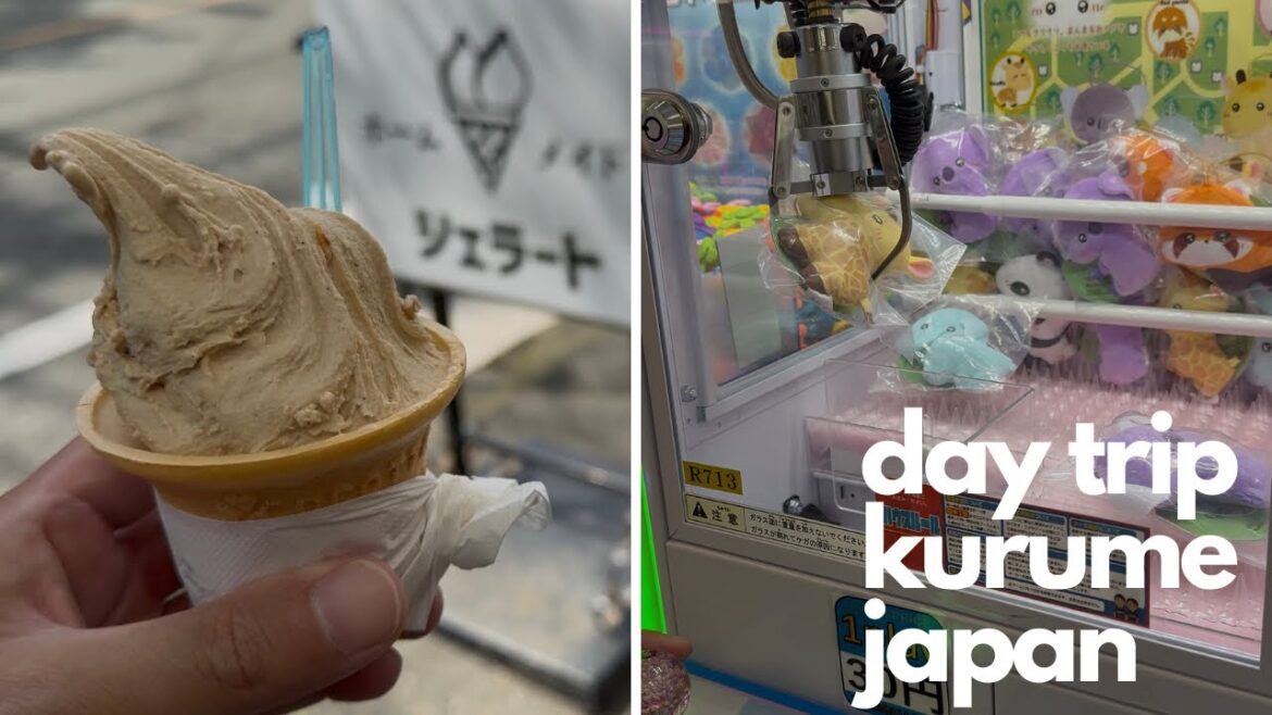 Kurume, Japan is So Underrated! 🇯🇵 Claw Machines, Cheesecake & Gelato in One Day *2025