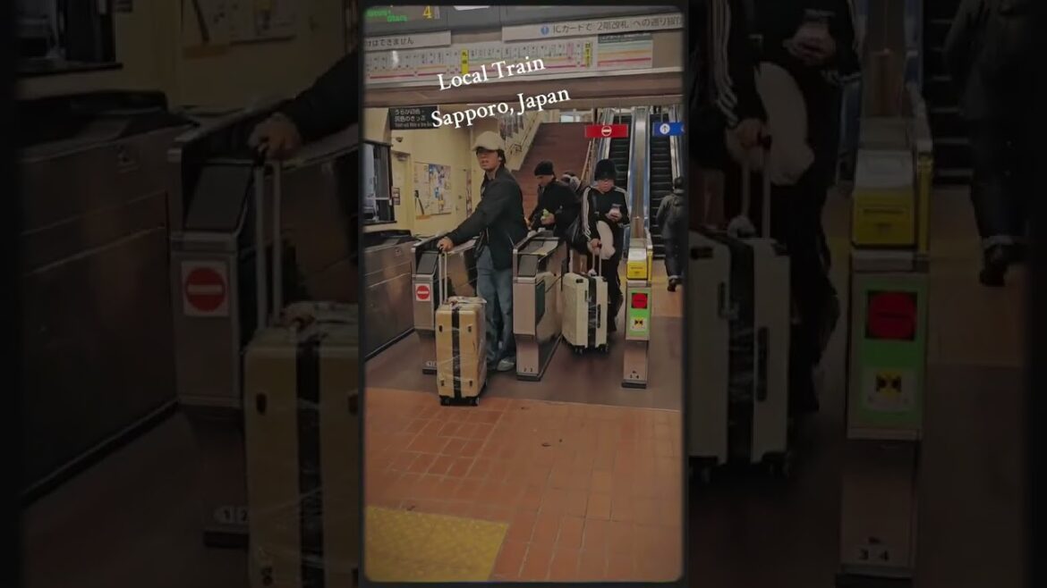 Sapporo Local Train Station #newchitose #chitose #sapporostation #hokkaido #japan