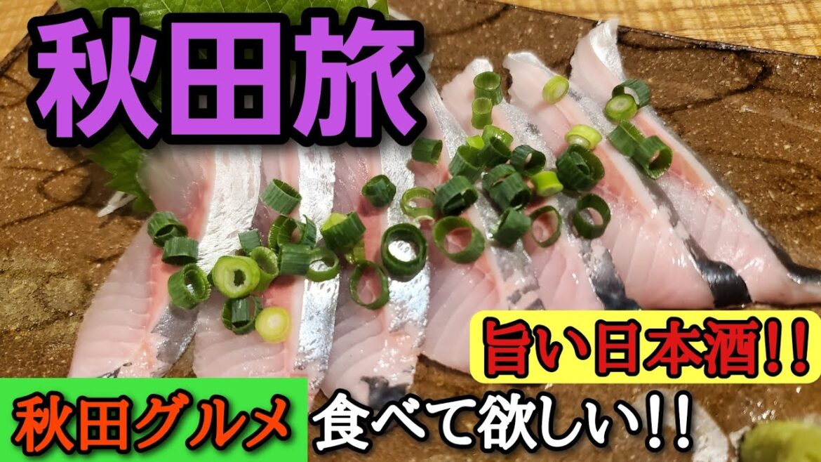 【秋田旅】旨いグルメと旨い日本酒！！秋田に行きたくなる旅！！面白い出会いもあった～