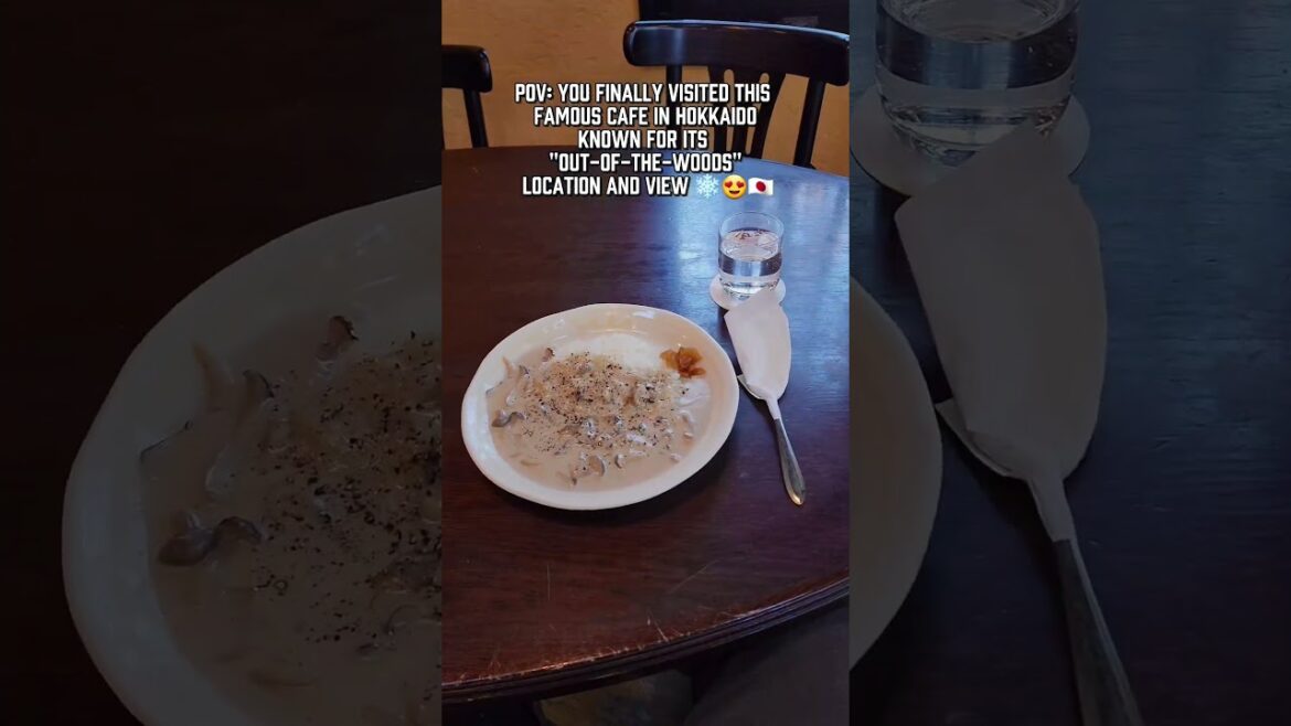 Popular Cafe inside the Forest in Japan 🇯🇵❄️☕️