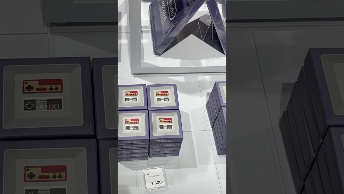 Nintendo Museum Retro Merch Haul #japan #kyoto  #travel #nintendo #stationery #supermario #gamer