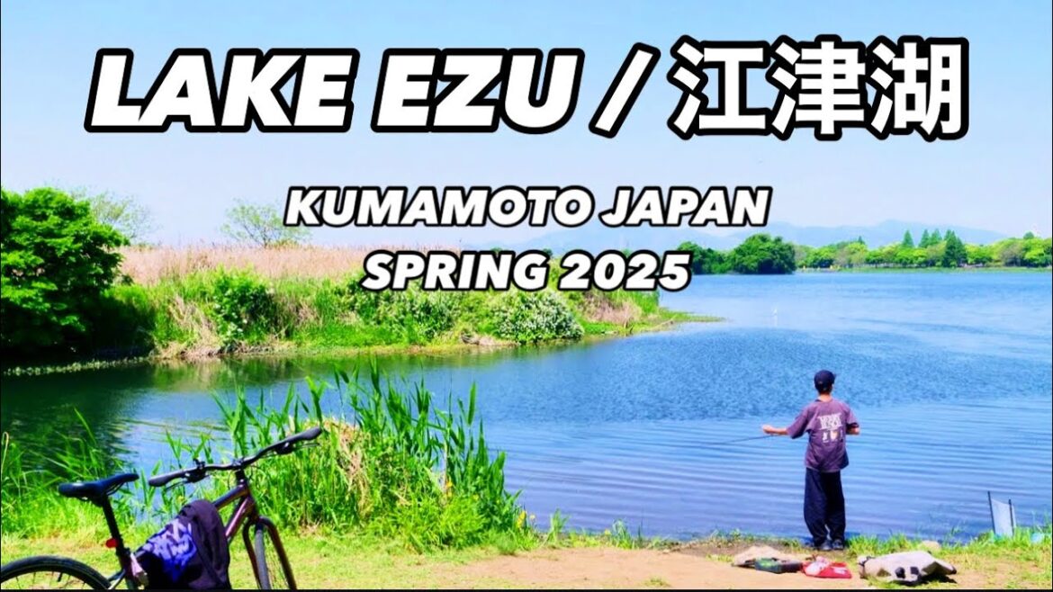 Ezu Lake Walking Tour | Kumamoto Japan 2025 – Beautiful Spring Scenery [4K 60fps]