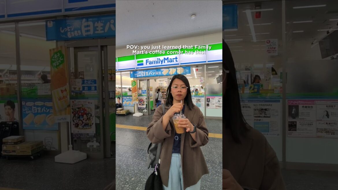 Family Mart coffee corner has this! #japantips #japantravel #konbini #japantraveltips #coffee