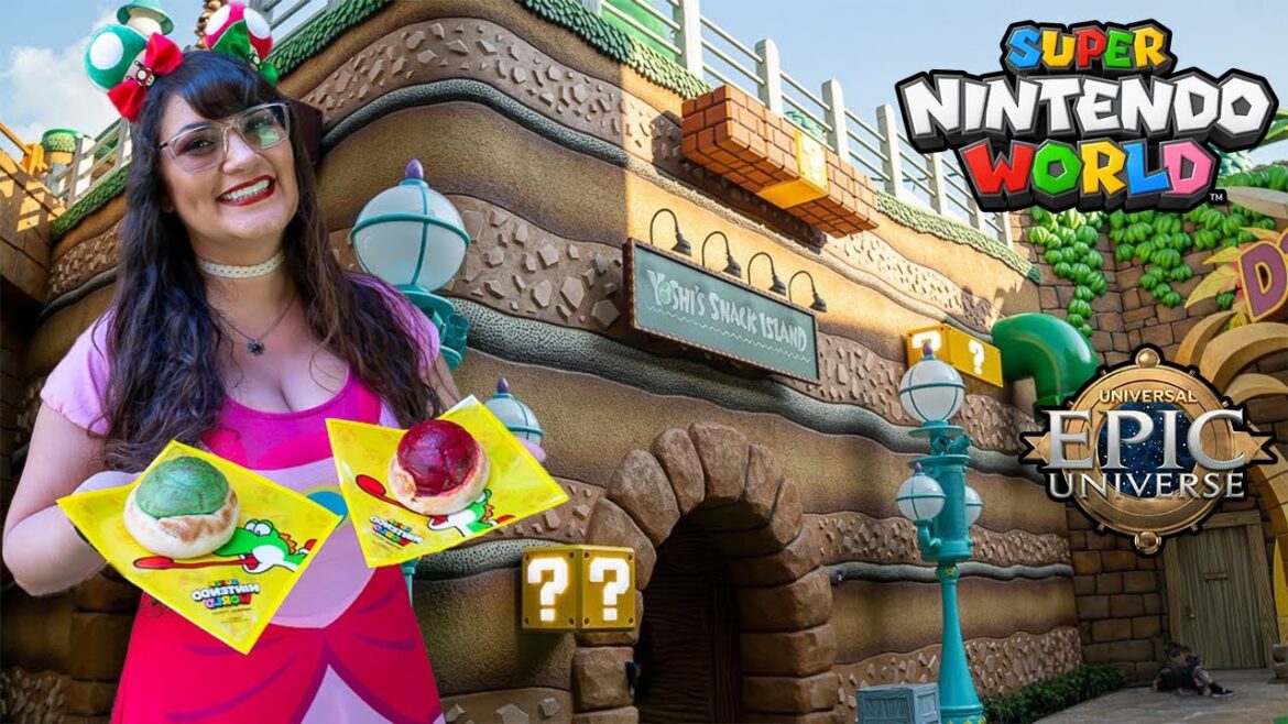 Yoshi's Snack Island has THE BEST BITES 🐢 Epic Universe food review 2025