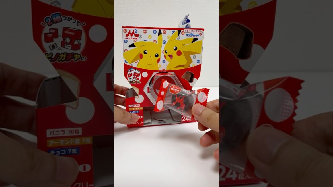 DIY Pokemon Pino Chocolate Ice Treats Gacha Machine Umbreon Vanilla Flavor #shorts DIY Pokemon Pino Chocolate Ice Treats Gacha Machine Umbreon Vanilla Flavor #shorts