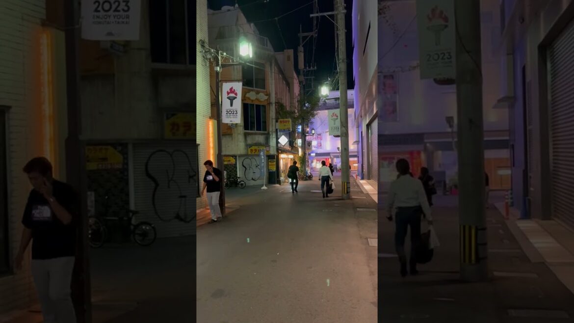 Kagoshima, Japan: Walking tight streets