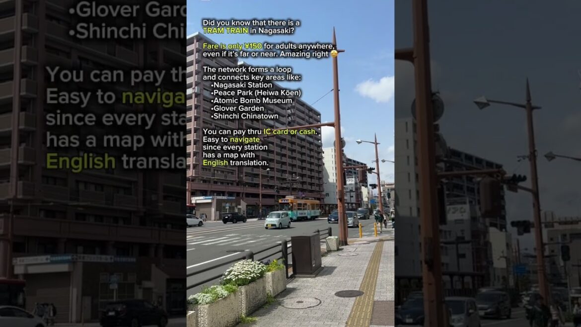 Nagasaki Electric Tramway - ViralVideoClips #japanshorts #japantravel