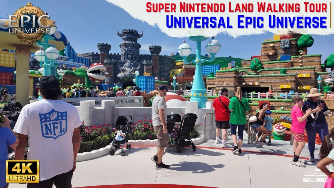 Universal Epic Universe | 🍄 Super Nintendo World Full Walking Tour (Part 2 of 5)